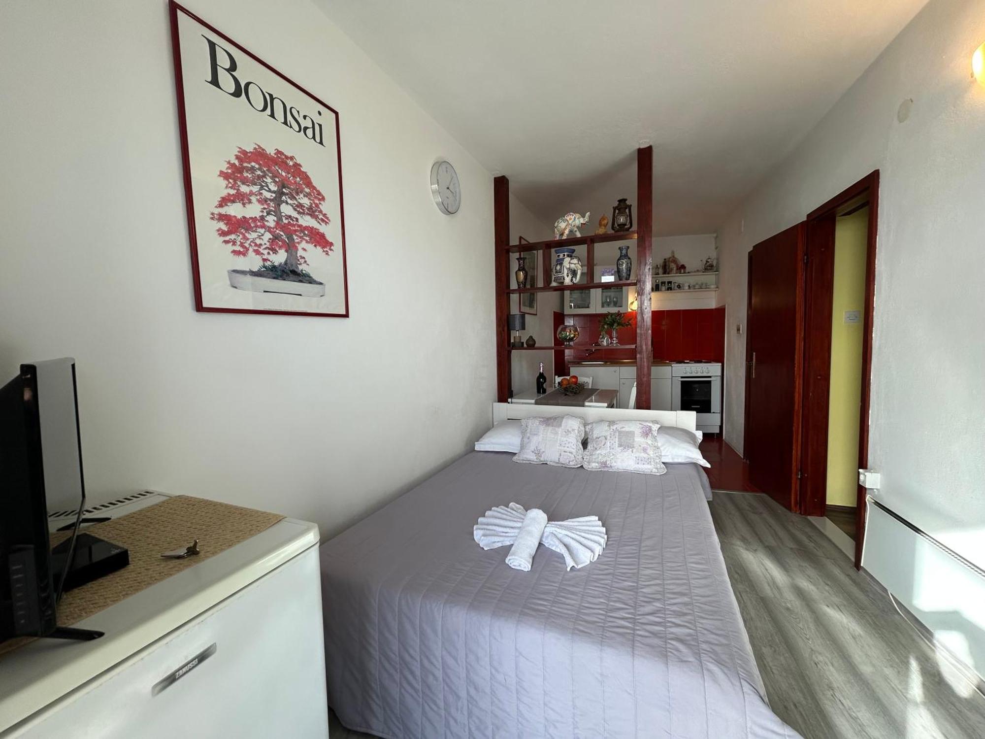 Seafront Studio Apartment+Balcony Podgora Εξωτερικό φωτογραφία