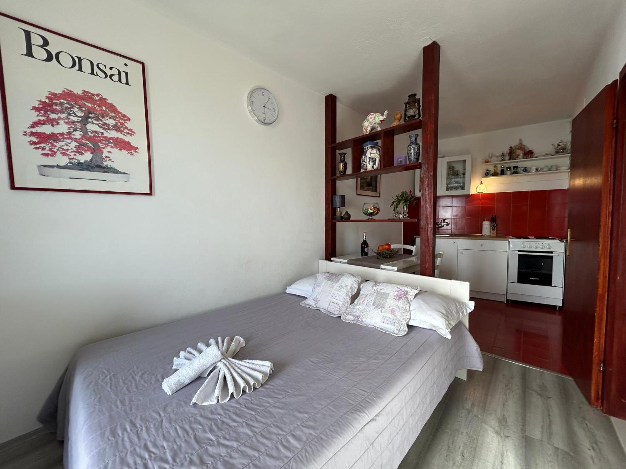 Seafront Studio Apartment+Balcony Podgora Εξωτερικό φωτογραφία