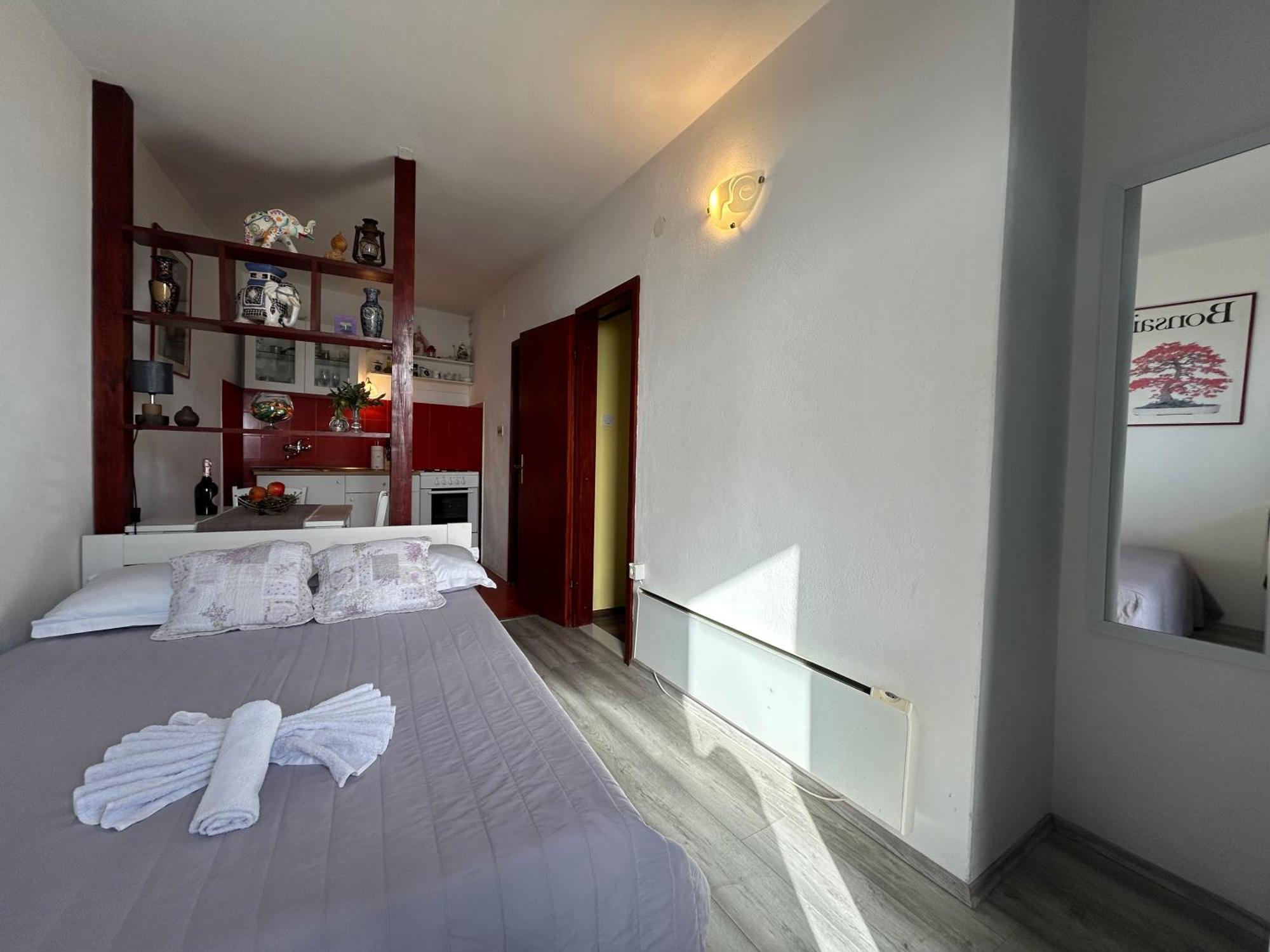 Seafront Studio Apartment+Balcony Podgora Εξωτερικό φωτογραφία